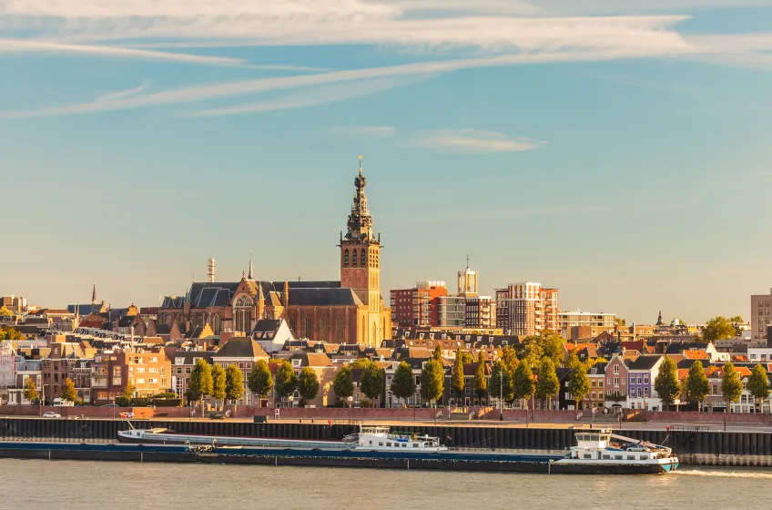 Nijmegen at Sunset