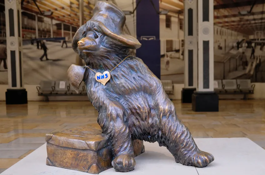 Paddington Bear at Paddington Station