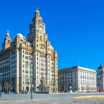 The Three graces at Liverpool Pier Head