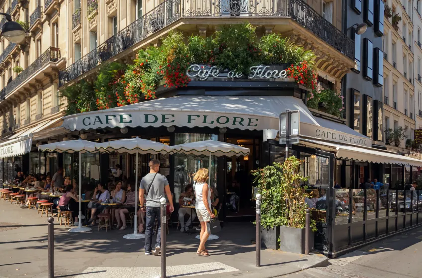 Cafe de Flore, Saint-Germain-des-Pres