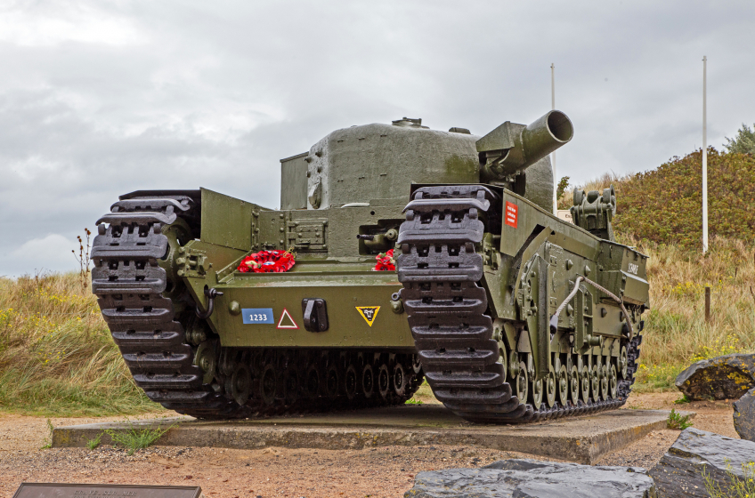 Juno Beach, Churchill Tank