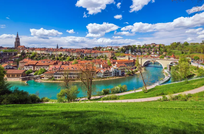 Bern Old Town Cityscape