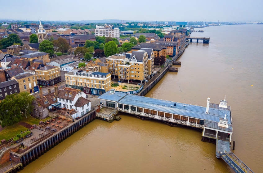 Aerial View of Gravesend