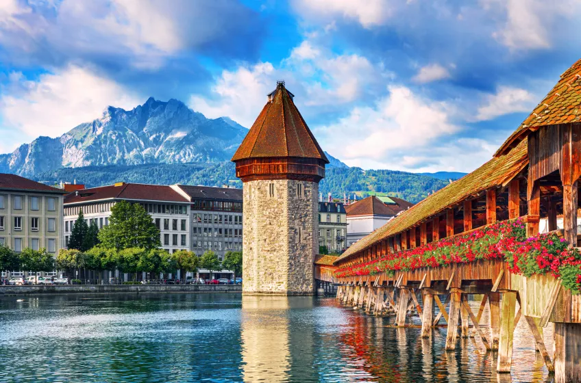 Chapel Bridge, Lucerne, Switzerland