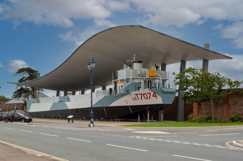 LCT7074 at The D-Day Story, Southsea