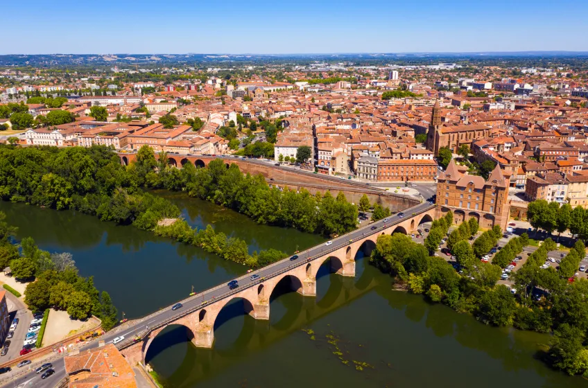 Aerial View of Montauban