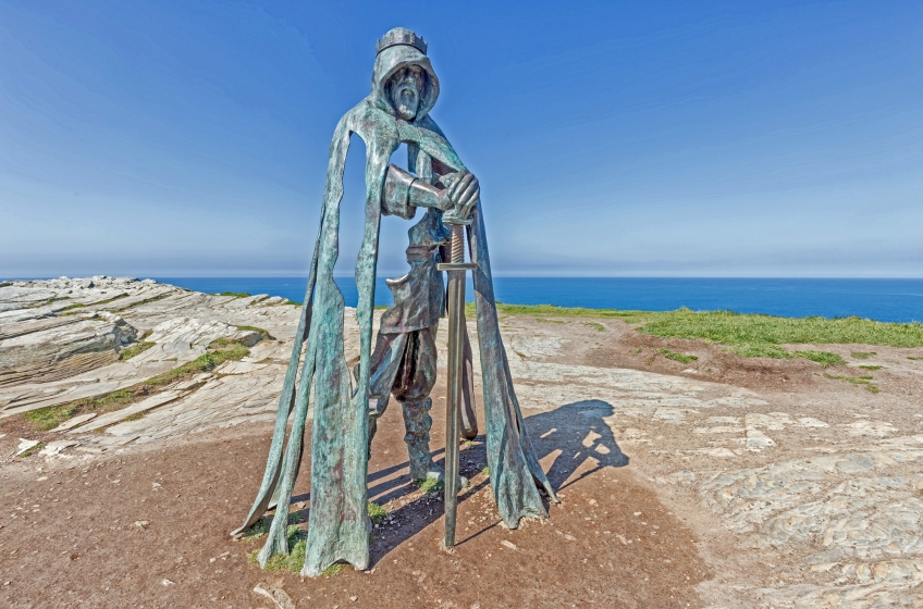 King Arthur Sculpture, Tintagel